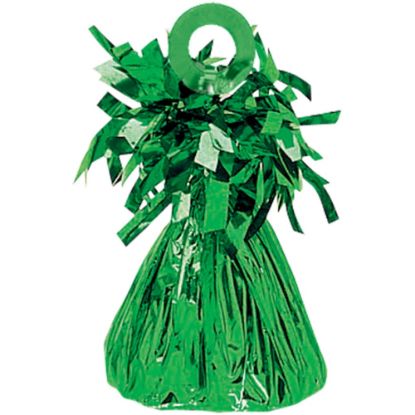 Picture of Amscan 6 Oz Foil Balloon Weights, Green, Pack Of 12 Weights