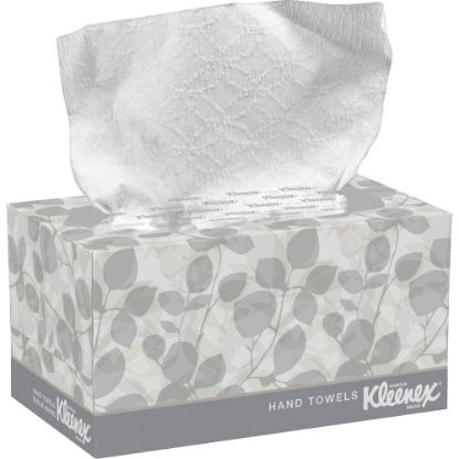 Picture of Kleenex 1-Ply Paper Towels In A Pop-Up Box, Pack Of 120 Sheets