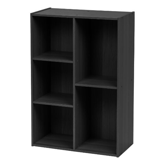 Picture of IRIS 35inH 5-Compartment Organizer Bookcase, Black