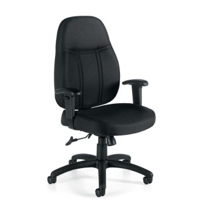 Picture of Offices To Go Tilter Chair With Arms, 42 1/2inH x 25 1/2inW x 26 1/2inD, Black