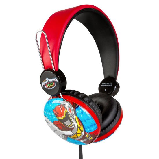 Picture of Sakar Power Rangers Kids Over The Ear Headphones, Red