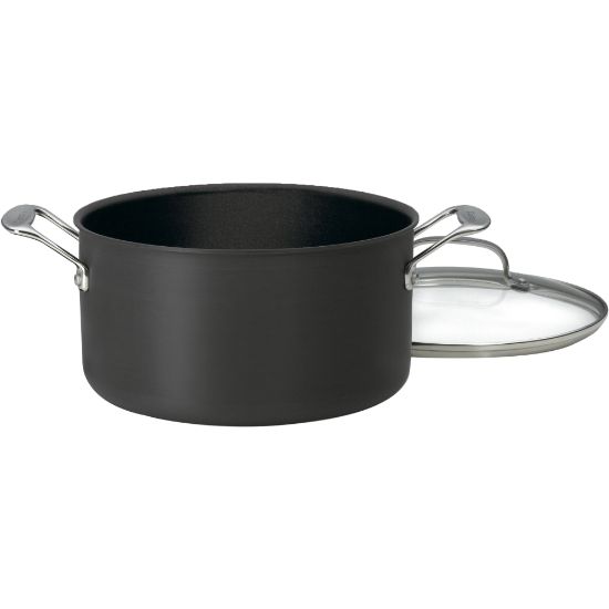 Picture of Cuisinart Chef's Classic Hard-Anodized Non-Stick Stockpot With Cover, 6 Qt, Gray