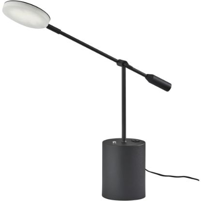 Picture of Adesso Grover LED Adjustable Desk Lamp with USB Port, 27inH, Black