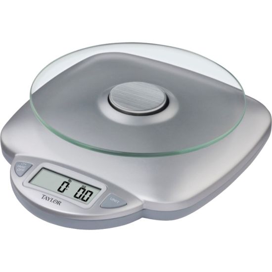 Picture of Taylor Digital Food Scale, 8in x 9.4in x 2.8in, Silver