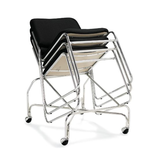 Picture of Offices To Go Stackable Chair, Black/Chrome, Pack Of 2