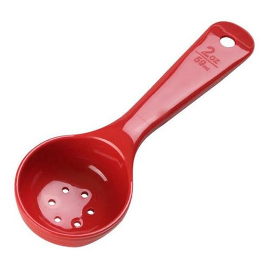 Picture of Carlisle Measure Miser Portion Spoon, 2 Oz, Red