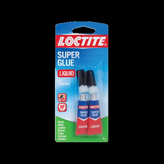 Picture of Loctite Liquid Super Glue, 0.14 Oz, Clear, Pack Of 2