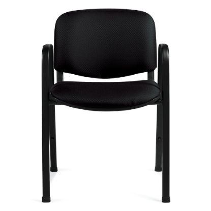 Picture of Offices To Go Stackable Chair, 30 1/2inH x 23inW x 21 1/2inD, Black, Pack Of 2