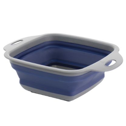 Picture of Oster Bluemarine Collapsible Colander, Blue