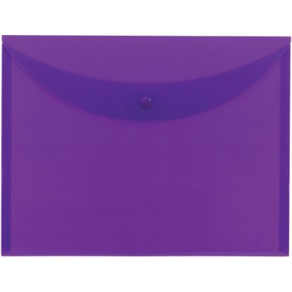 Picture of Smead Letter File Wallet - 8 1/2in x 11in - Purple - 10 / Box