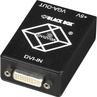 Picture of Black Box DVI-D to VGA Converter - Functions: Signal Conversion - VGA - DVI - 1 Pack - TAA Compliant