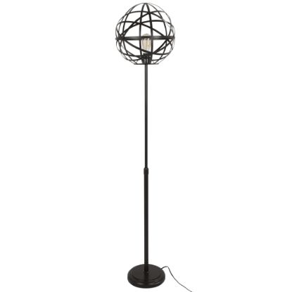 Picture of Lumisource Linx Industrial Floor Lamp, Antique Black