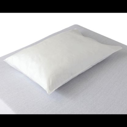 Picture of Medline Multi-Layer Disposable SMS Pillowcases, 20in x 29in, White, 10 Pillowcases Per Box, Case Of 10 Boxes