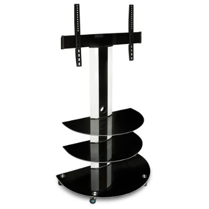 Picture of Mount-It! Rolling TV Cart For 30in - 70in Screens, Black