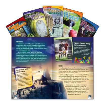 Picture of Teacher Created Materials TIME Informational Text Set, Set 1, Grade 6, Set Of 5 Books