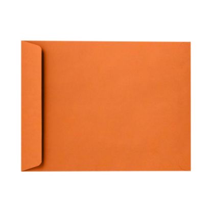 Picture of LUX Open-End 10in x 13in Envelopes, Peel & Press Closure, Mandarin Orange, Pack Of 250