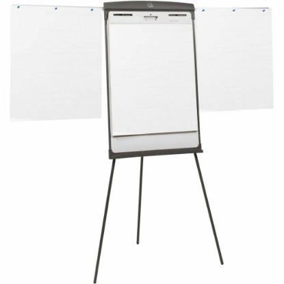 Picture of Quartet Contemporary Tripod StyleDry-Erase Whiteboard Easel, 27in x 35in, Metal Frame With Black Finish