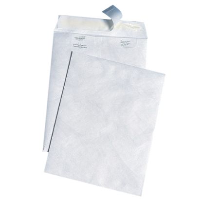 Picture of Quality Park Tyvek Envelopes, 10in x 13in, Self-Adhesive, White, Box Of 100