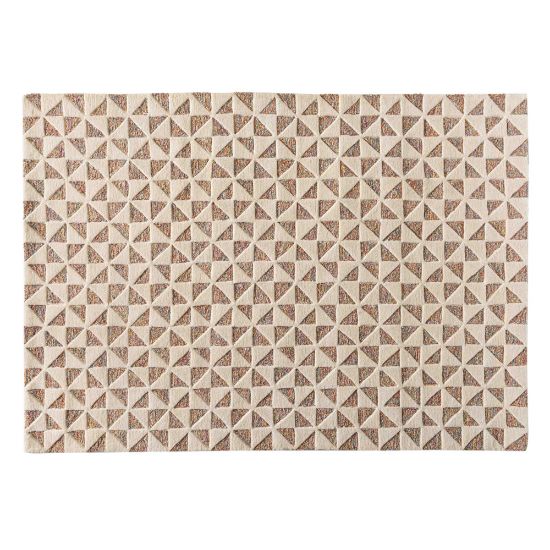 Picture of Baxton Studio Adusa Hand-Tufted Wool/Cotton Area Rug, 5-1/4ft x 7-1/2ft, Ivory/Multicolor