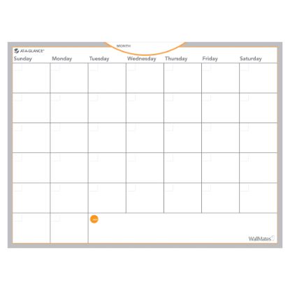 Picture of AT-A-GLANCE WallMates Dry-Erase Calendar Surface, 18in x 24in, Monthly Undated