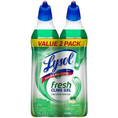 Picture of Lysol Clean/Fresh Toilet Cleaner - Ready-To-Use - 24 fl oz (0.8 quart) - Country Scent - 2.0 / Pack - 4 / Carton - Blue, White