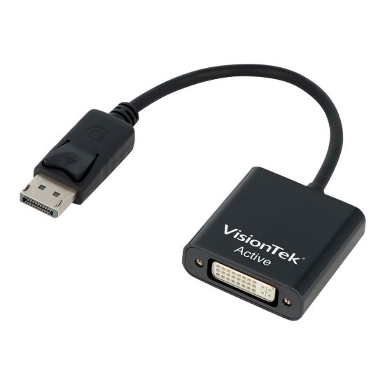 Picture of VisionTek Active DisplayPort to DVI-D Adapter - Video converter - DisplayPort - DVI