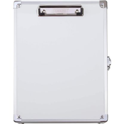 Picture of Vaultz Locking Storage Clipboard, 2in x 10in, White