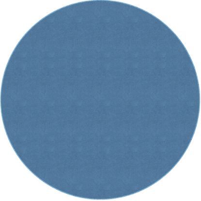 Picture of Flagship Carpets Americolors Rug, Round, 6ft, Blue Bird