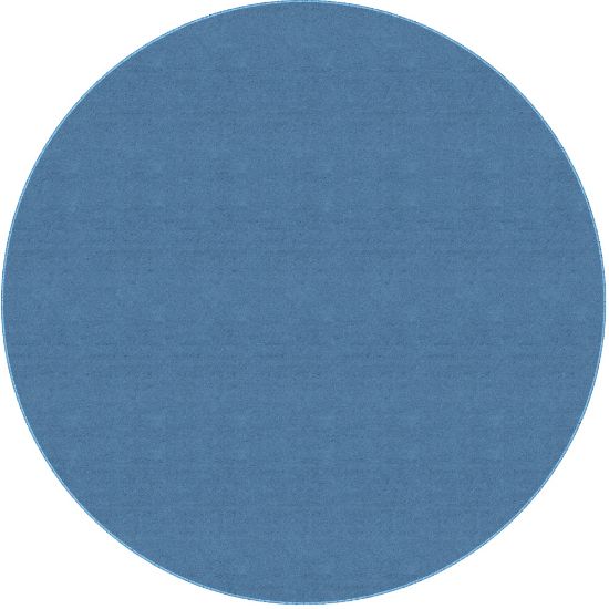 Picture of Flagship Carpets Americolors Rug, Round, 6ft, Blue Bird