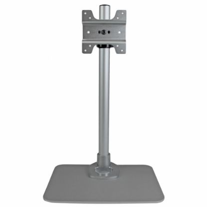 Picture of StarTech.com Single Monitor Stand - Silver - VESA Mount - Monitor Arm Desk Stand - Computer Monitor Stand - Place a display up to 30in in size at your desk using this height-adjustable monitor mount with integrated cable management - Works on all VESA