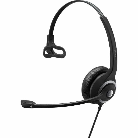 Picture of EPOS IMPACT SC 230 Headset - Mono - Easy Disconnect - Wired - On-ear - Monaural - Noise Cancelling, Electret, Uni-directional, Condenser Microphone - Black