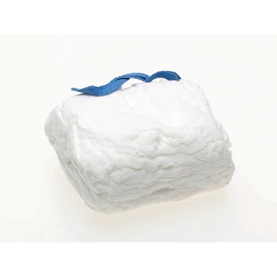 Picture of Medline Sterile X-Ray-Detectable Lap Sponges, 18in, White, Case Of 20