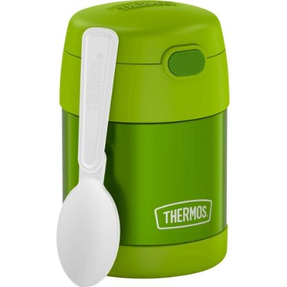 Picture of Thermos FUNtainer Stainless Steel Food Jar 10Oz - Food Storage - Dishwasher Safe - Lime - Stainless Steel Body