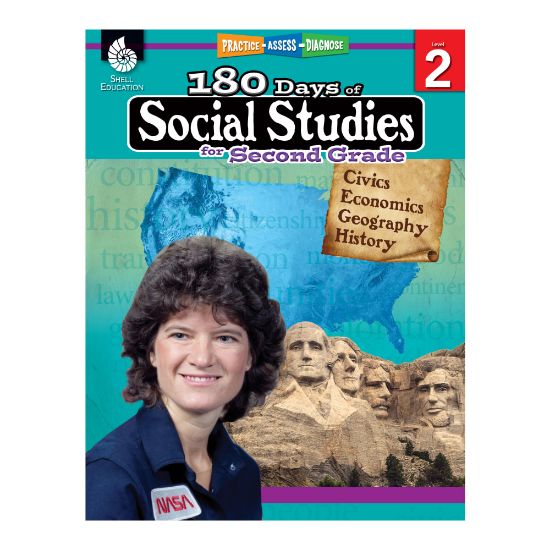 Picture of Shell Education 180 Days Of Social Studies, Grade 2