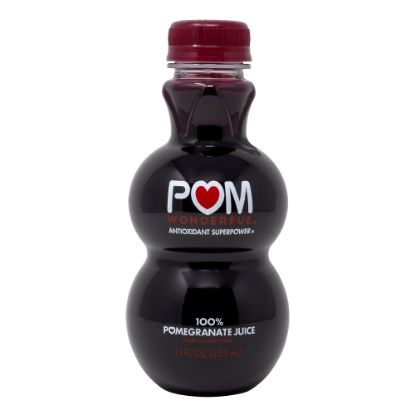 Picture of Pom Wonderful 100% Pomegranate Juice, 12 Fl Oz Bottles, Pack Of 6 Bottles