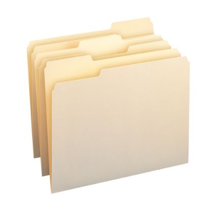 Picture of Office Depot Brand File Folders, 1/3 Cut, Letter Size, Manila, Pack Of 250