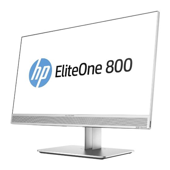 Picture of HP EliteDesk 800 G3-AIO Refurbished All-in-One Desktop PC, 23.8in Screen, Intel Core i5, 8GB Memory, 256GB Solid State Drive, Windows 10, J1-800G3AA01