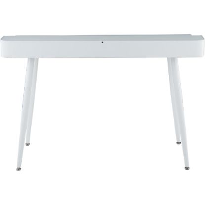 Picture of LumiSource Harvey 48inW Computer Desk, Natural/White