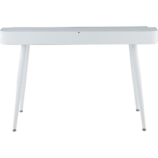 Picture of LumiSource Harvey 48inW Computer Desk, Natural/White