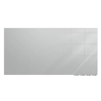 Picture of Ghent Aria Low Profile Glassboard, Non-magnetic, 48inH x 60inW, Horizontal, Gray