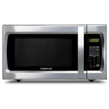 Picture of Farberware Professional 1.1 Cu. Ft. Microwave Oven, Silver/Black