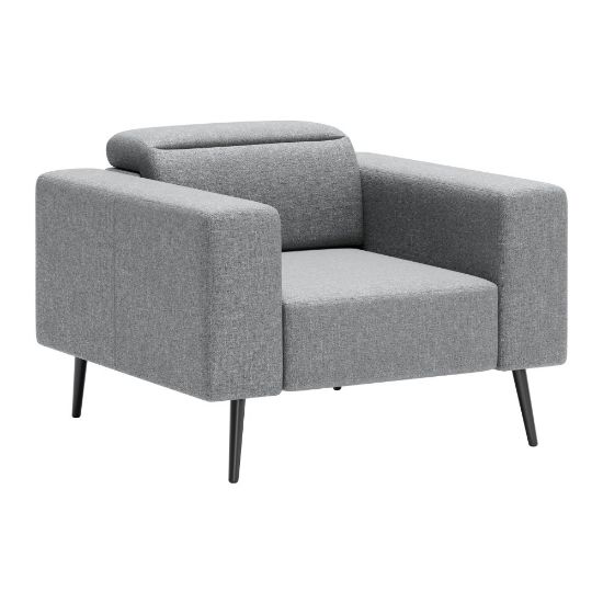 Picture of Zuo Modern Milan Armchair, Dark Gray/Black