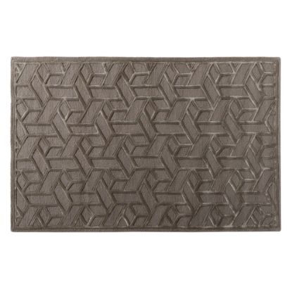 Picture of Baxton Studio Vigo Hand-Tufted Wool Blend Area Rug, 63in x 90-5/8in, Gray