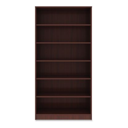 Picture of Lorell Essentials 72inH 6-Shelf Bookcase, Mahogany