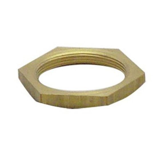 Picture of T&S Brass Body Bottom Lock Nut, 1-1/2in, 1-1/4-24 UNS Female Threading