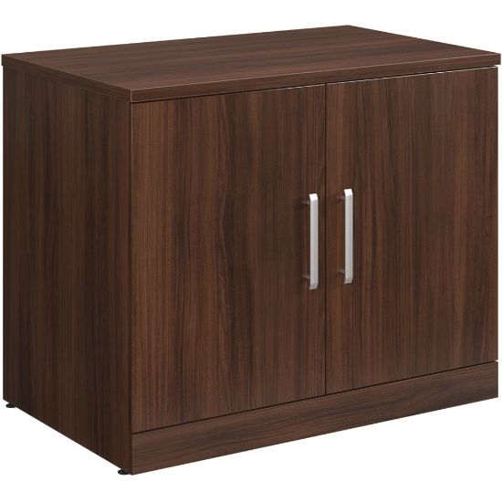 Picture of Sauder Affirm 36inW Storage Cabinet With Doors, Noble Elm