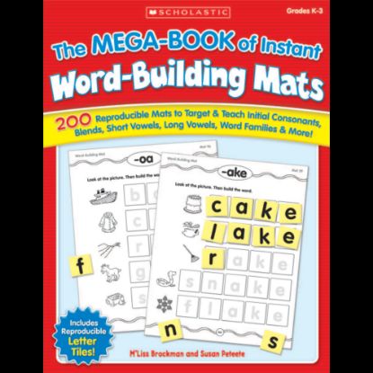 Picture of Scholastic The MEGA-BOOK Of Instant Word-Building Mats