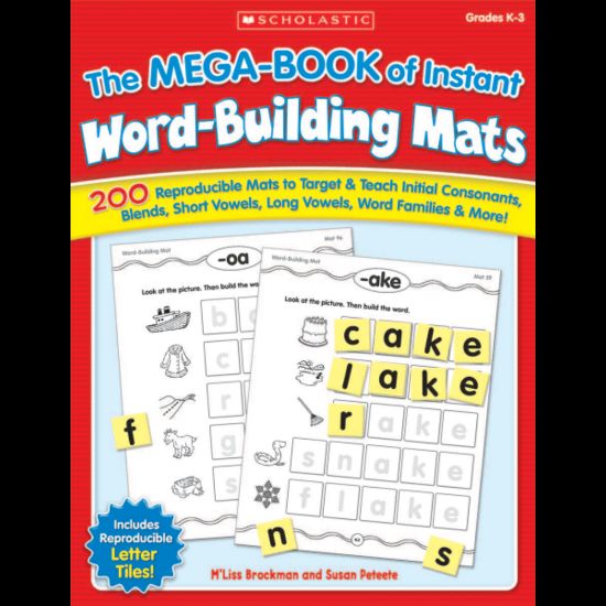 Picture of Scholastic The MEGA-BOOK Of Instant Word-Building Mats