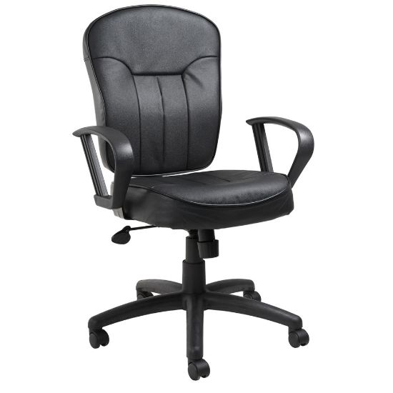 Picture of Boss Office Products Mid-Back Task Chair, Black