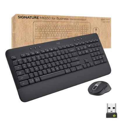 Picture of Logitech Signature MK650 Combo For Business Wireless Mouse and Keyboard Combo, Graphite